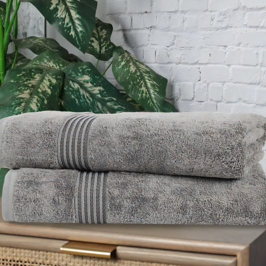Premium Jumbo Bath Sheet – 100% Ring-Spun Cotton | Super Soft, Absorbent & Quick-Dry | Luxury Hotel Quality | 90 x 140 cm