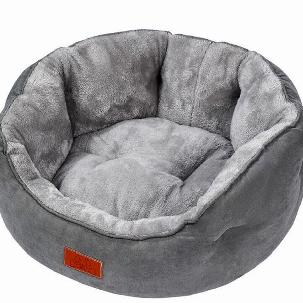 Luxury Cat Dog Bed – Soft Washable Puppy Cushion & Calming Pet Basket