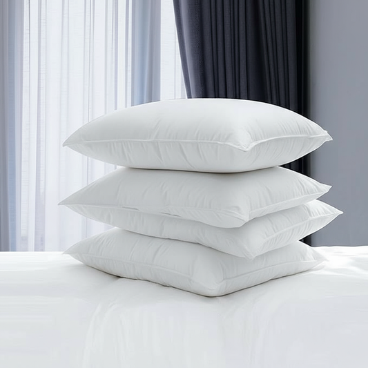 Luxury Hotel Pillows (Pack of 2) - Supportive & Cooling Microfiber Fill