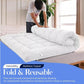 Transform Your Sleep with the Microfiber Mattress Topper