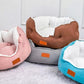 Luxury Cat Dog Bed – Soft Washable Puppy Cushion & Calming Pet Basket