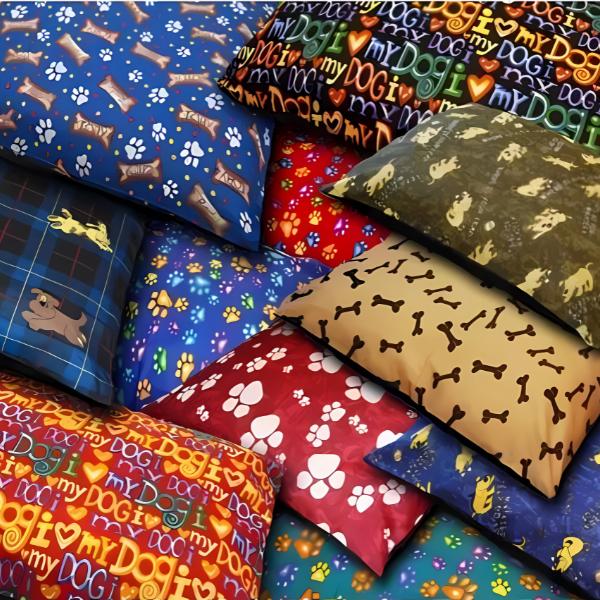 DOG BED LARGE & EXTRA LARGE REMOVABLE ZIPPED COVER PET BED CUSHION & COVER