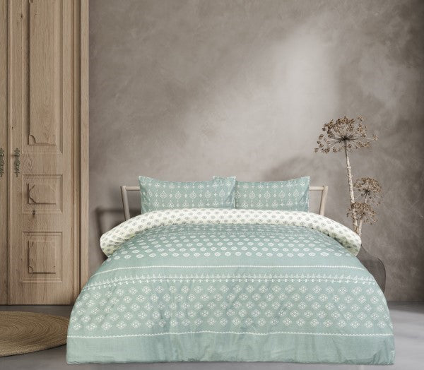 Premium Reverisble Duvet Cover Set with Pillowcases, Bedding & Microfiber Quilt