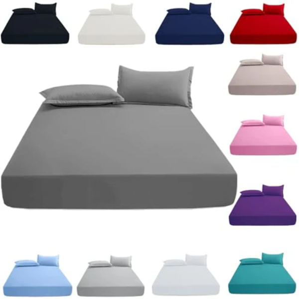 Enhance Your Sleep with Premium 40CM T200 Cotton Extra Deep Fitted Bed Sheets