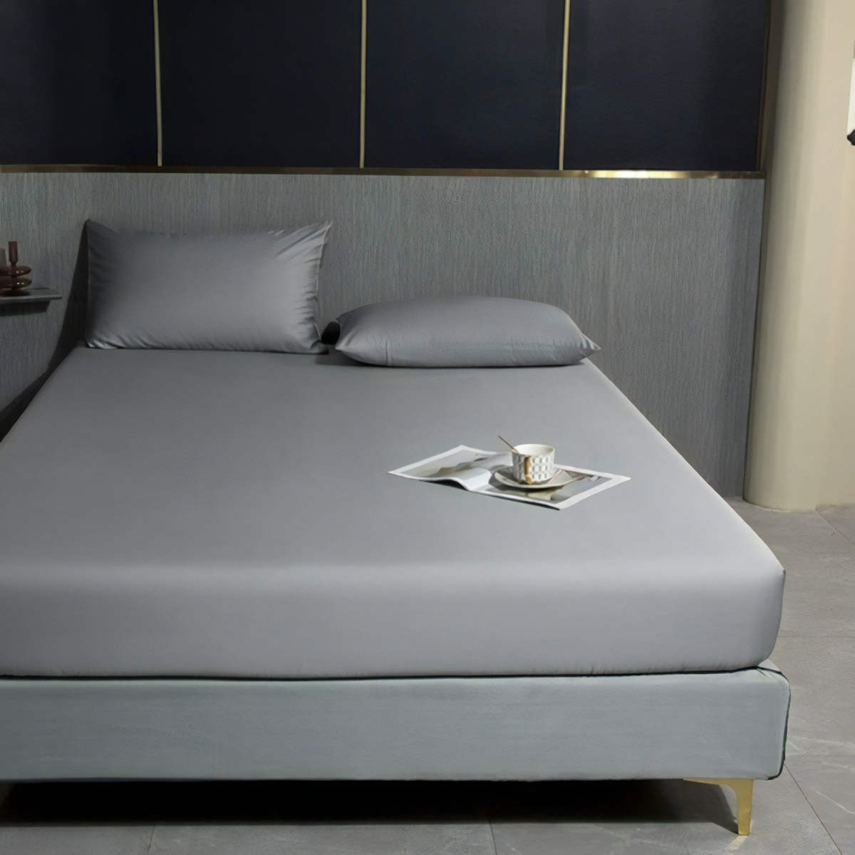 Enhance Your Sleep with Premium 40CM T200 Cotton Extra Deep Fitted Bed Sheets