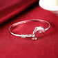 925 Sterling Silver Bracelets for Women fine cute dolphin bangle adjustable Jewelry Fashion Party Gifts Girl student