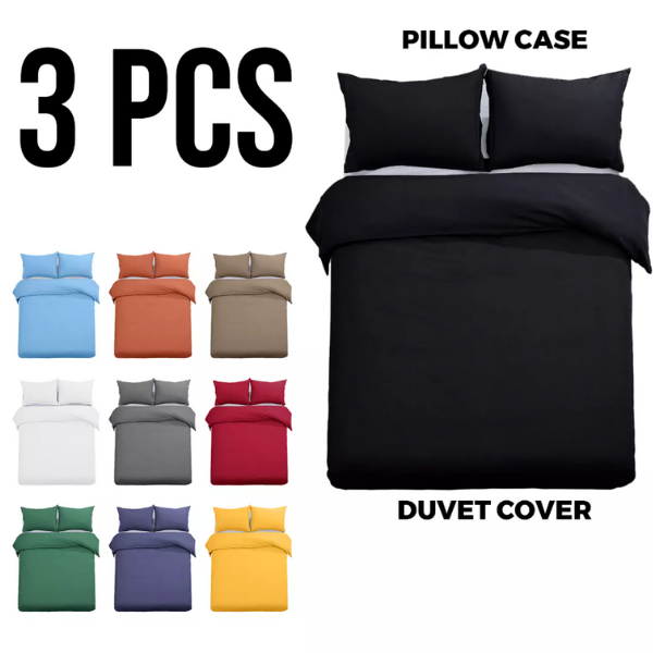 Indulge in Comfort with Our Premium Microfiber Duvet Cover Set