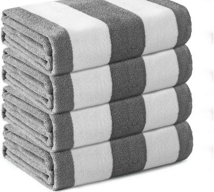Premium Stripe Pool Towels