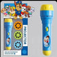 24 Patterns PAW Patrol Cartoon Creativity Projection Flashlight Children Torch Lamp Flashlight Projector Anime Decor Glow Sticks