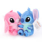 Disney Cartoon Blue Pink Stitch Plush Dolls Anime Toys Lilo and Stitch Plush Stuffed Toys Christmas Gifts for Kids