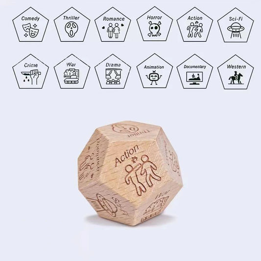 Dice for Her Him Couples Gift Ideas Food Decision Dice Games Christmas Birthday Valentines Day Gifts for Wife Husband