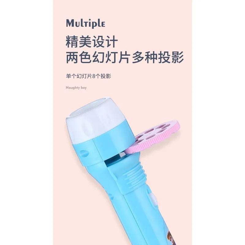 24 Patterns PAW Patrol Cartoon Creativity Projection Flashlight Children Torch Lamp Flashlight Projector Anime Decor Glow Sticks