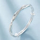 925 Sterling Silver Big Bangles Bracelet Cute Charms for Women Lady Fashion Jewelry Adjustment Cuff Wedding Luxury