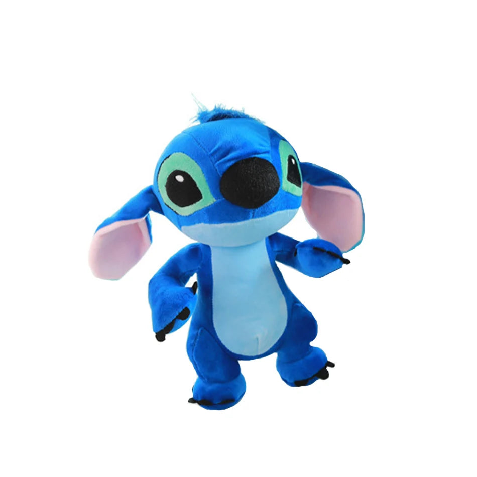 Disney Cartoon Blue Pink Stitch Plush Dolls Anime Toys Lilo and Stitch Plush Stuffed Toys Christmas Gifts for Kids