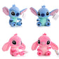 Disney Cartoon Blue Pink Stitch Plush Dolls Anime Toys Lilo and Stitch Plush Stuffed Toys Christmas Gifts for Kids