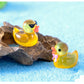 50 pcs Mini Multi-Color Luminous Duck Ornament Miniature Figures Tiny Duck Micro Fairy Garden Landscape Fairy Garden Home Decor