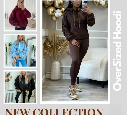Women’s Ruched Sleeve Silk Ribbon Hoodie Fashion | Oversized Fleece Sweatshirt | Stretchy All-Season Fit