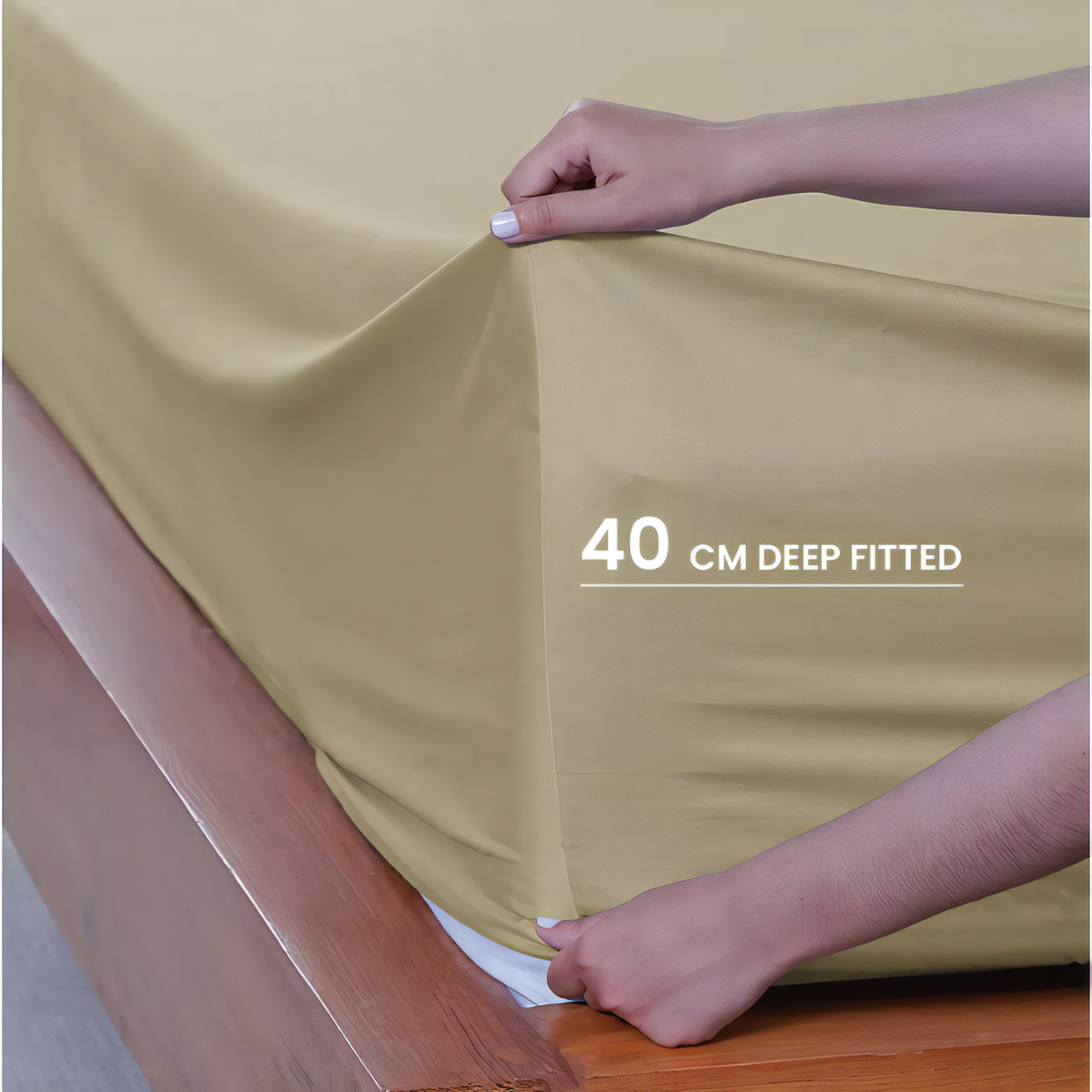 Enhance Your Sleep with Premium 40CM T200 Cotton Extra Deep Fitted Bed Sheets