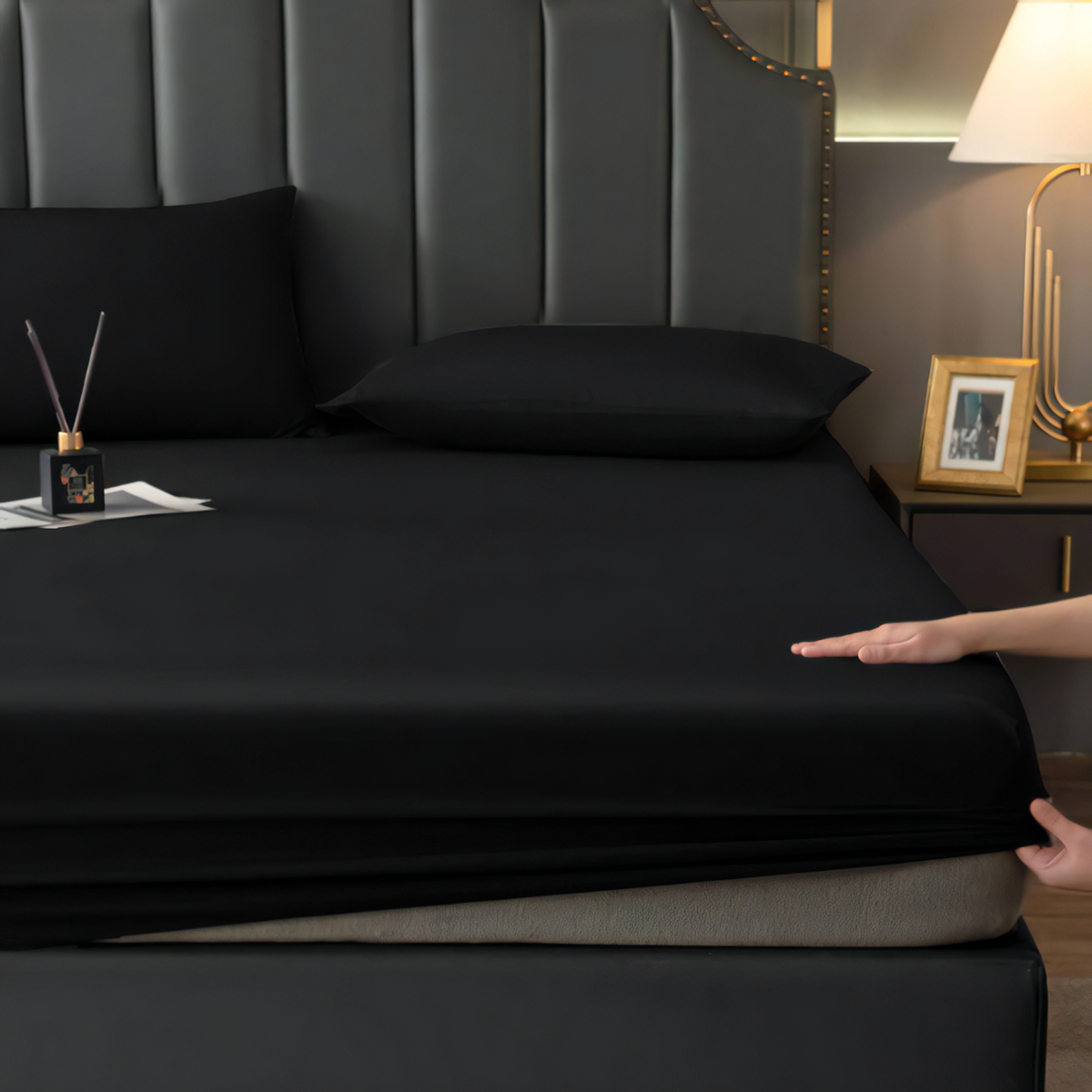 Enhance Your Sleep with Premium 40CM T200 Cotton Extra Deep Fitted Bed Sheets