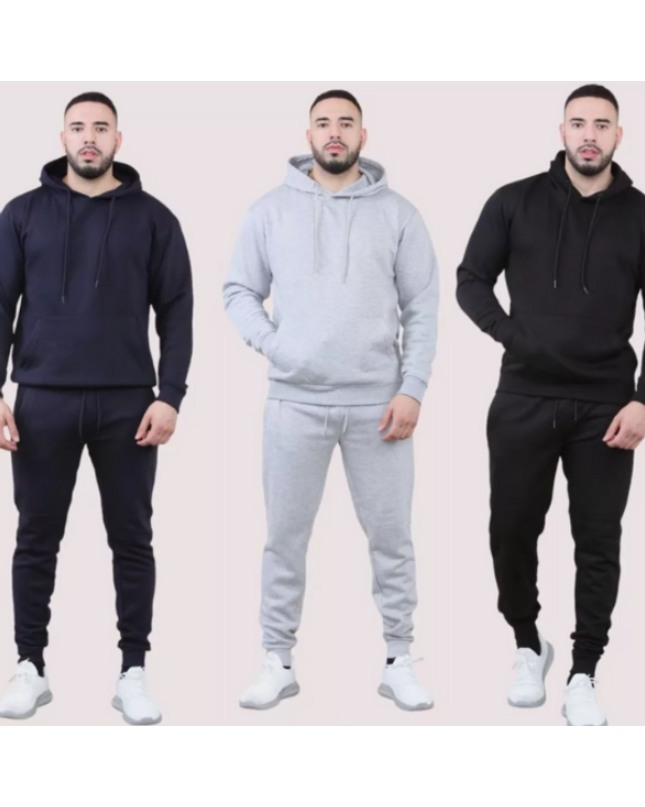 Men's 2-Piece  Tracksuit ,Pullover Hoodie & Trouser set | Gym Workout ,Running, Jogging Suit