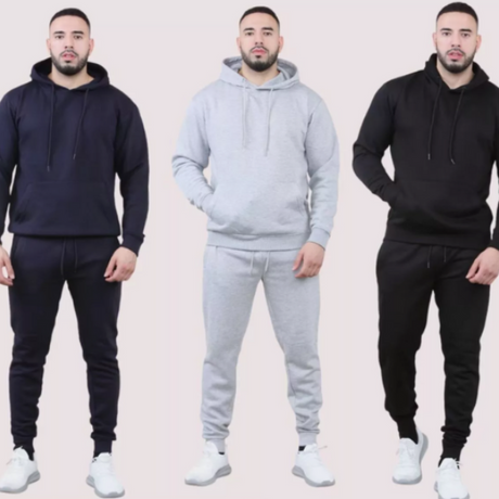 Men's 2-Piece  Tracksuit ,Pullover Hoodie & Trouser set | Gym Workout ,Running, Jogging Suit