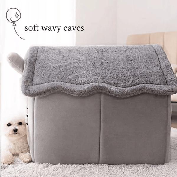 Cute House Design Pet House – Cozy, Semi-Enclosed, and Washable