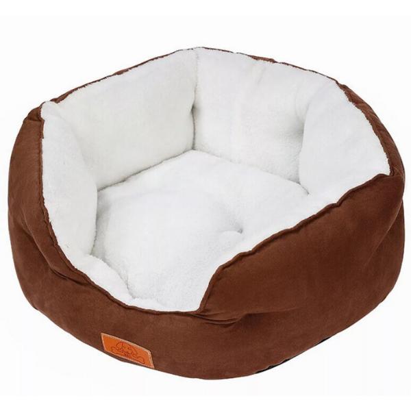 Luxury Cat Dog Bed – Soft Washable Puppy Cushion & Calming Pet Basket