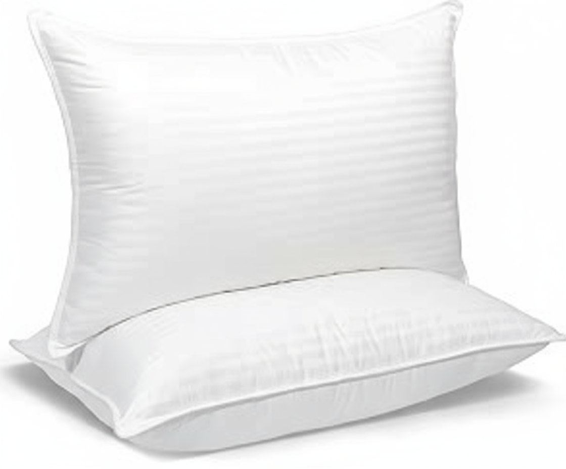 Luxury Hotel Pillows (Pack of 2) - Supportive & Cooling Microfiber Fill